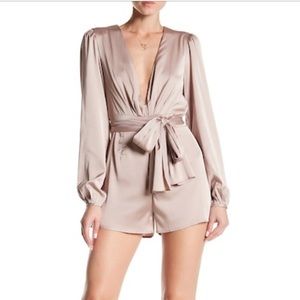 Dress Forum Champagne Satin Romper